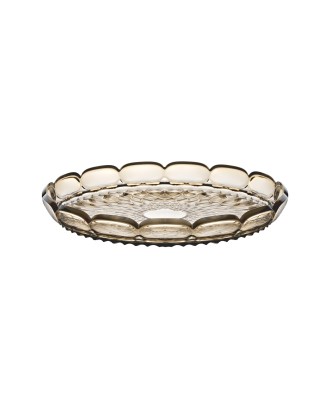Tava rotunda pentru servire, 30 cm, fumuriu, Vanity - GUZZINI